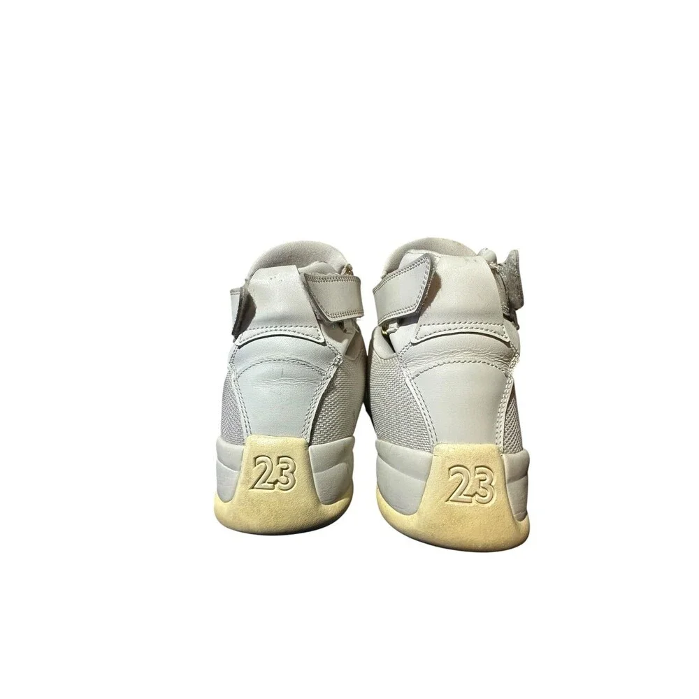 Air Jordan Generation 23 Light Bone Shoes Size 8 Men's Hook Loop Slip On White